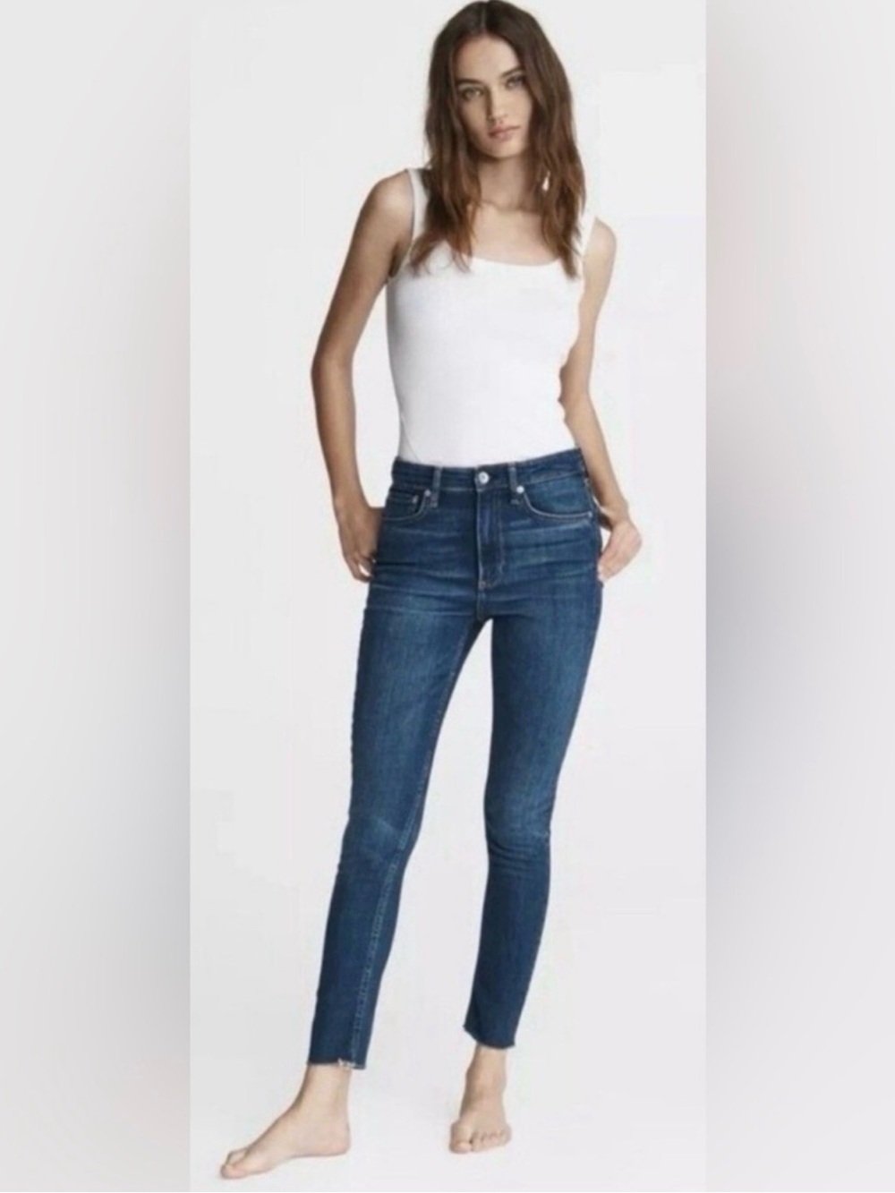 Rag & Bone Nina High Rise Ankle Skinny Jean Size 28